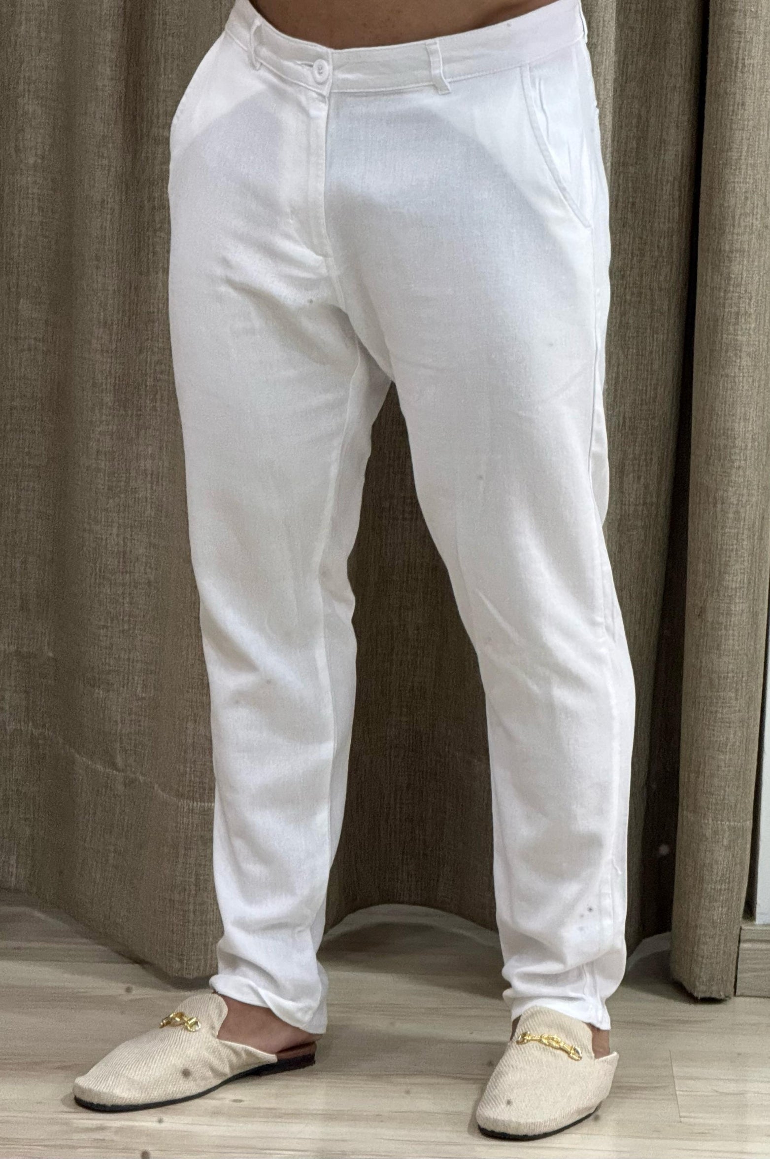 Calça Linho Branco - Up