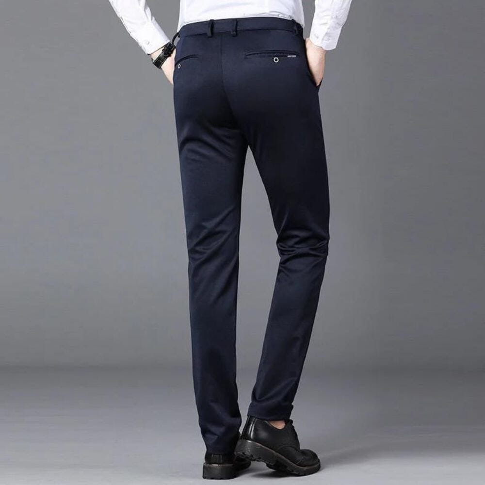 Calça Social Masculina Ultra-Stretch - Tecnologia Anti Amassado