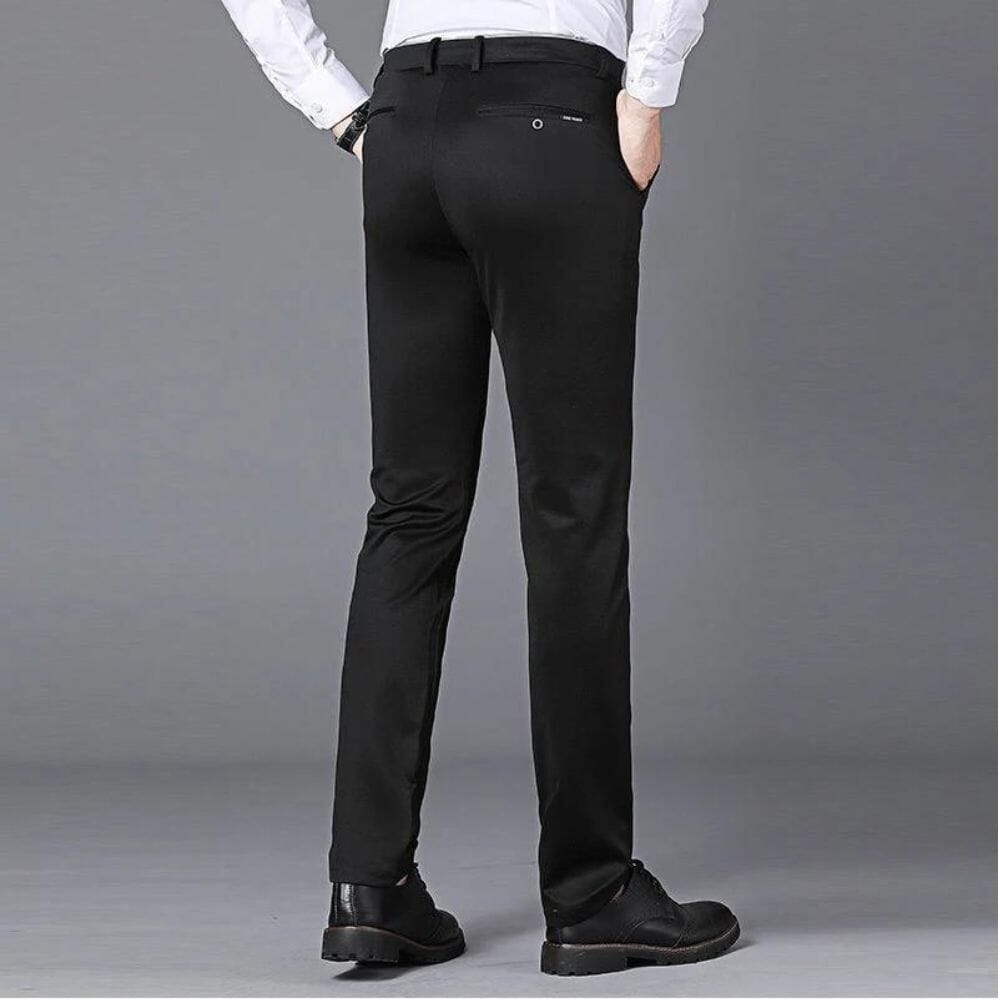 Calça Social Masculina Ultra-Stretch - Tecnologia Anti Amassado