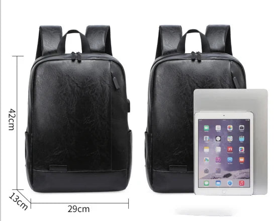 Mochila Executiva em Couro Romenzi Munich RZ075