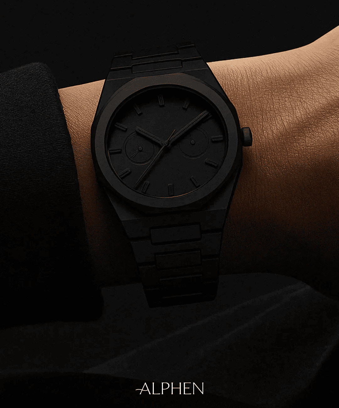 Relógio Minimalista Trident Black  – Luxor