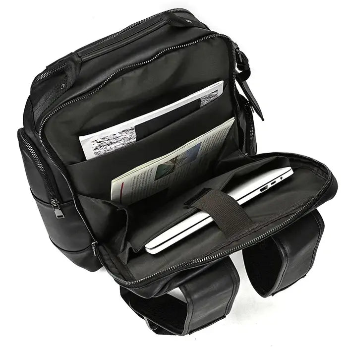 Mochila Executiva em Couro Romenzi Retrô RZ071