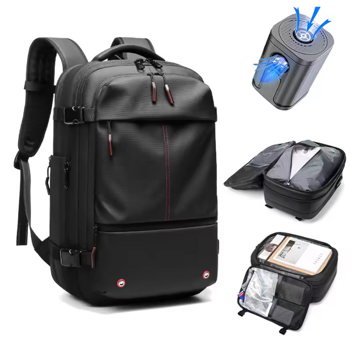 Mochila de Viagem Com Compressão a Vácuo 60L