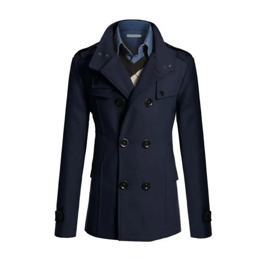 Casaco Masculino Abotoamento Duplo