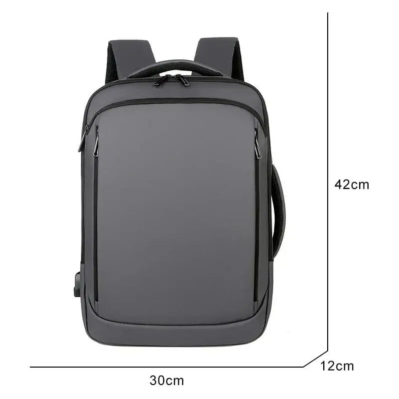Mochila Executiva Romenzi RZ066 - Notebook 15`, Impermeável e Porta USB