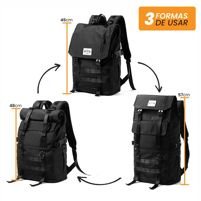 Mochila de Viagem Masculina Expansível