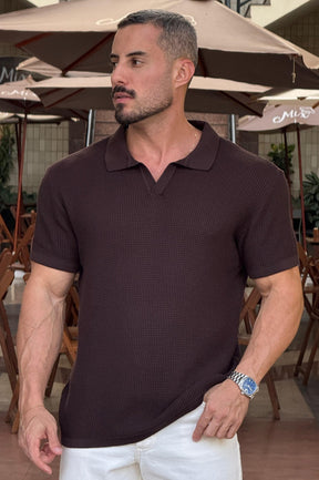 Camiseta Polo Old Money Tricot Texturizada - Up