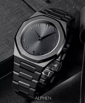 Relógio Minimalista Arabic Black – Luxor