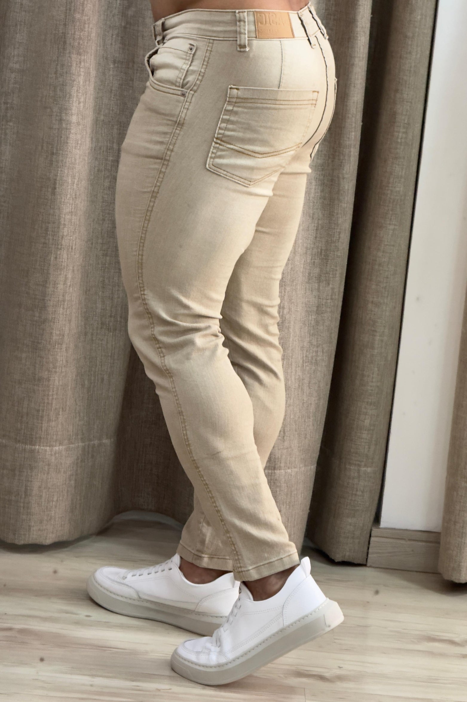 Calça Jeans Slim Areia - Up