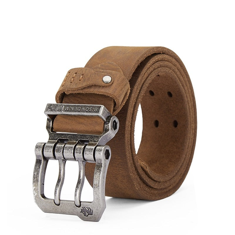 Cinto Masculino de Couro Romenzi Denim RZ459