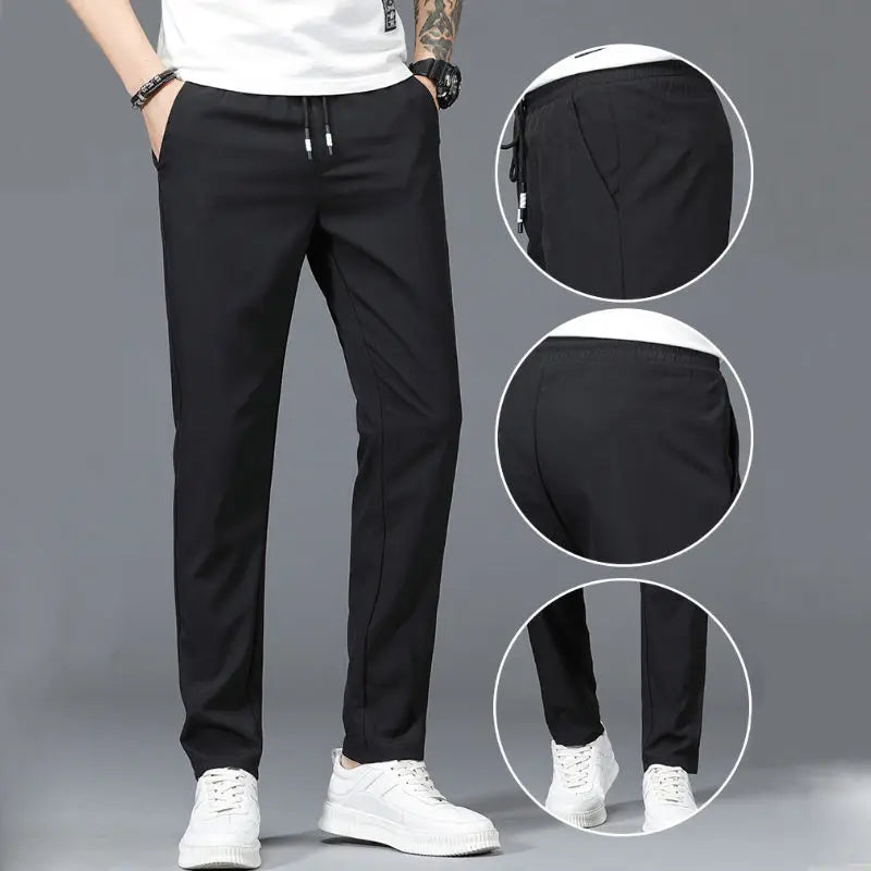 Calça Masculina Social Slim Elastic