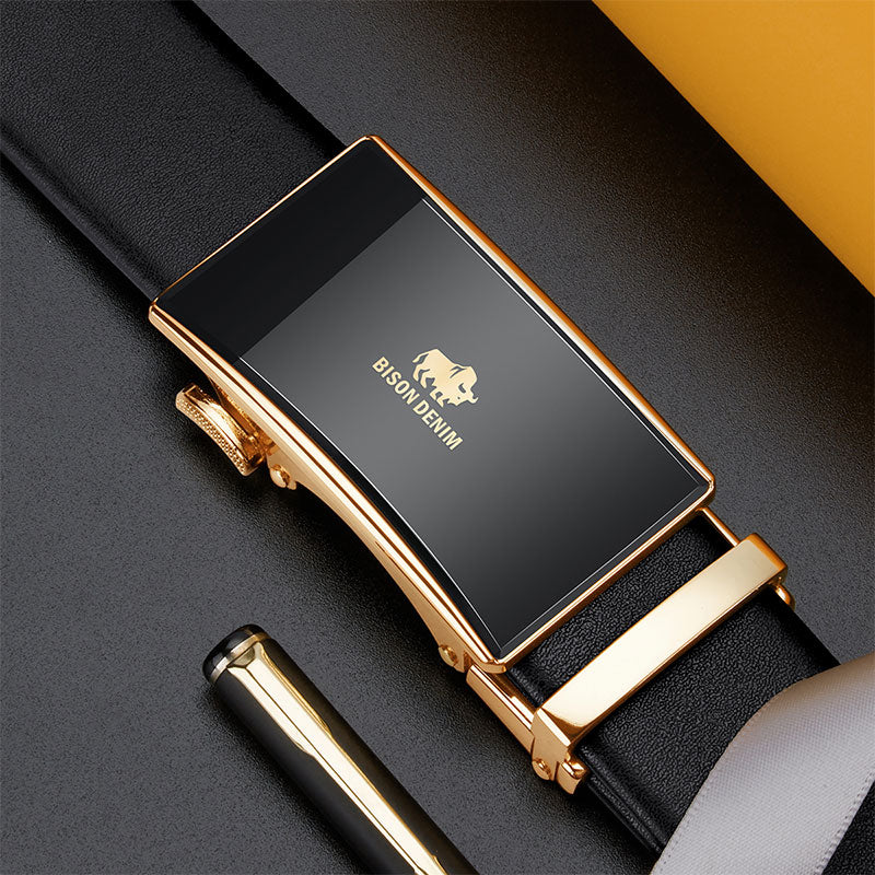 Cinto Masculino de Couro Romenzi Bison RZ476