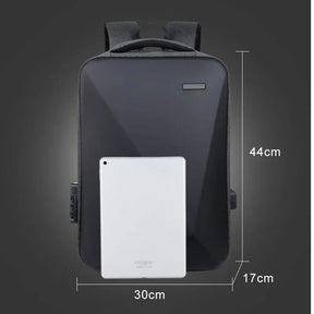 Mochila Executiva Romenzi RZ067 - Notebook 15`, Impermeável, Porta USB e Trava TSA